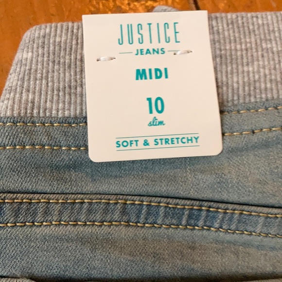 Justice knit waist midi shorts - Picture 3 of 4